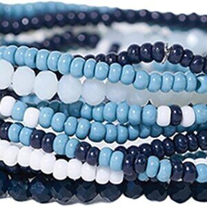 Game Day Beaded Bracelets for Women Set of 10 Sports Fan Gameday Style